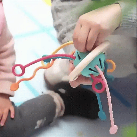 MotriToy™ | Jouet à tirer en silicone UFO Montessori pour bébé