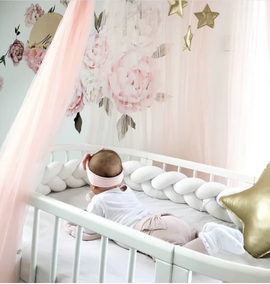 Tour de lit tressé – protection élégante pour bébés -  - Boutique  bébé